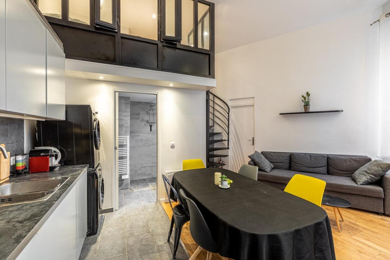 Appartamento Guestready - Modern Duplex In Bourse - Sentier Parigi Esterno foto
